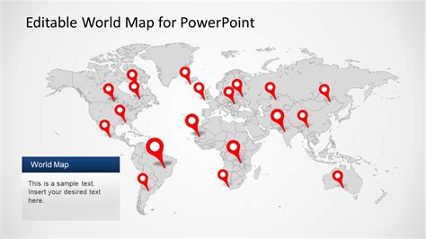 Editable World Map Powerpoint Template Free - Nisma.Info