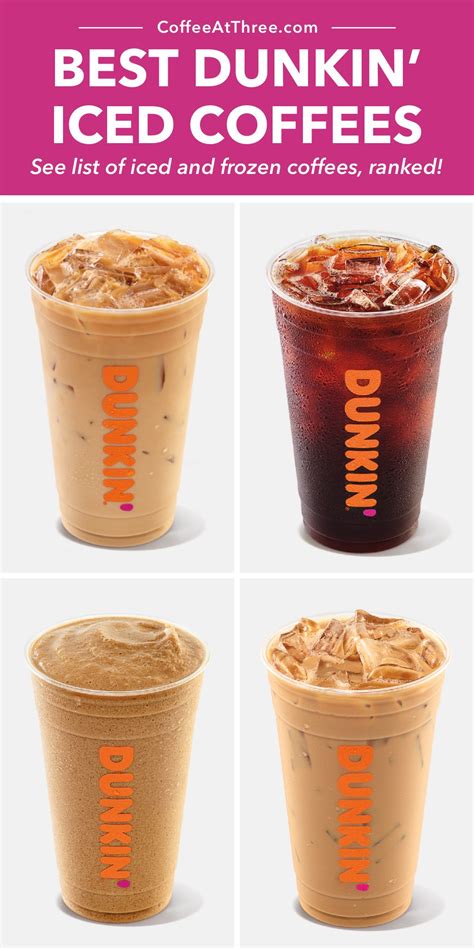 Best Dunkin' Iced Coffees - Coffee at Three