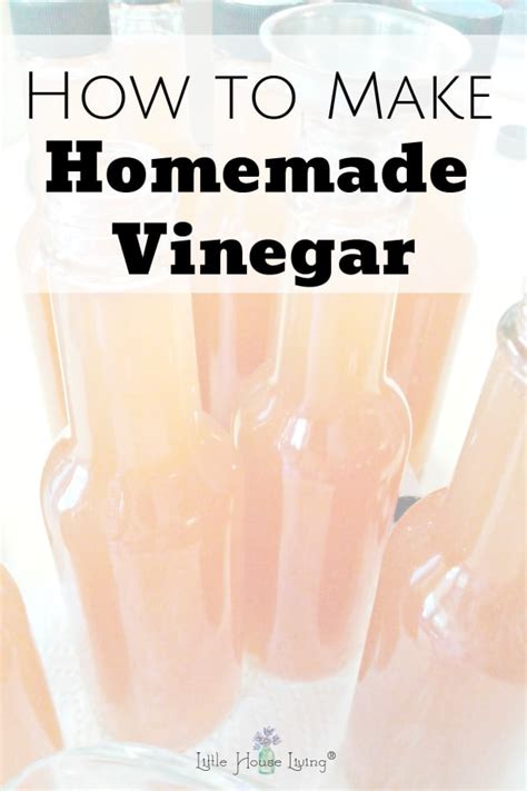 How to Make Homemade Vinegar - Little House Living