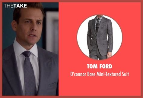 Harvey Specter's Gray Tom Ford O'connor Base Mini-Textured Suit from ...