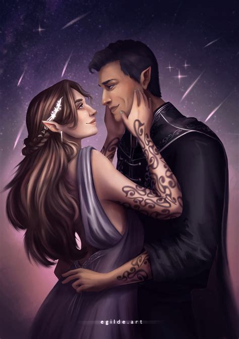 ArtStation - Feyre and Rhysand - Acotar