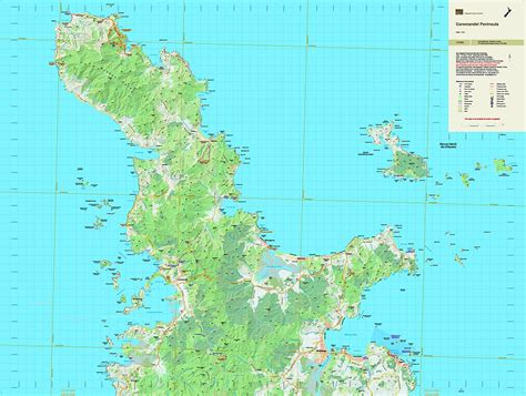 Coromandel Peninsula topographic map - NewTopo (NZ) Ltd