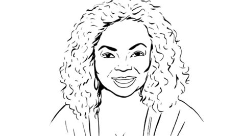 Easy Tutorial: How to Draw Oprah Winfrey Step by Step - YouTube