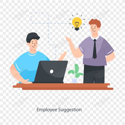 Employee Suggestion Flat Editable Vector, Worker, Suggestion, Coaching ...