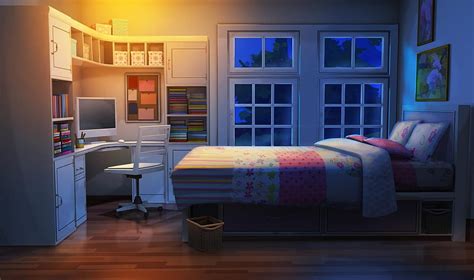 Aggregate more than 81 anime bedroom background night latest - in ...