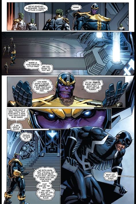 black bolt vs thanos | Avengers art, Marvel comic character, Comics artwork