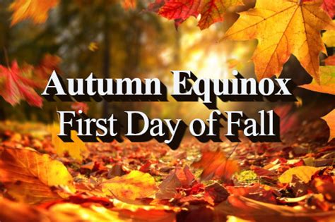 Today is the First Day of Fall – Autumn Equinox Explained | Bienville ...