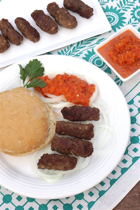 Cevapi (Grilled Serbian Sausages) • Curious Cuisiniere