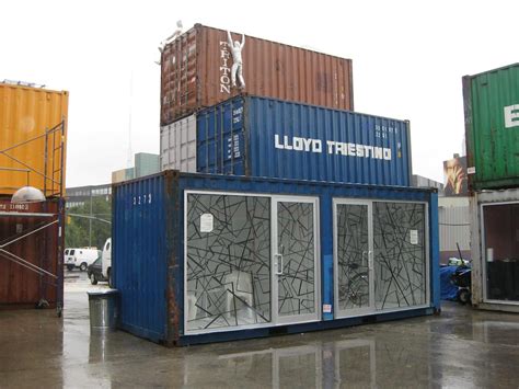 installation in a shipping container - Architizer