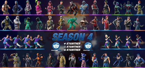 52 Best Photos Fortnite Season 4 Rainbow Skins - Fortnite Chapter 2 ...