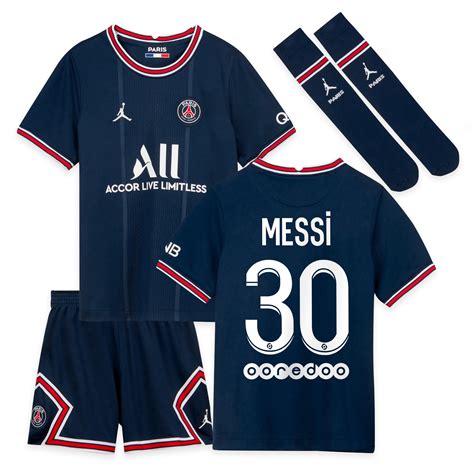 Messi PSG No.30 Jersey Lionel Messi Paris Saint Germain 2021-2022 Home ...