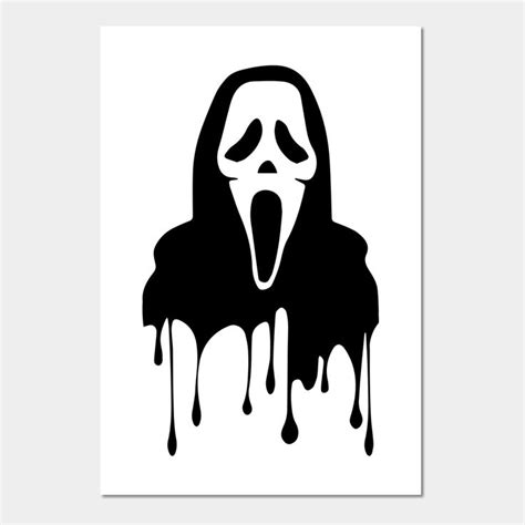 Ghostface Wall Art Print | Unique Home Decor