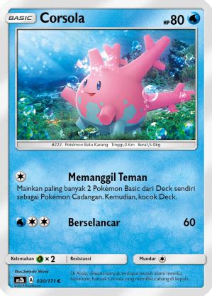 Corsola | Situs Web Pelatih