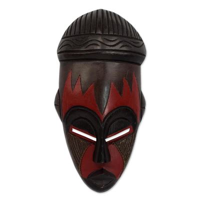 UNICEF Market | Nigerian Wood Mask - Harvest Joy