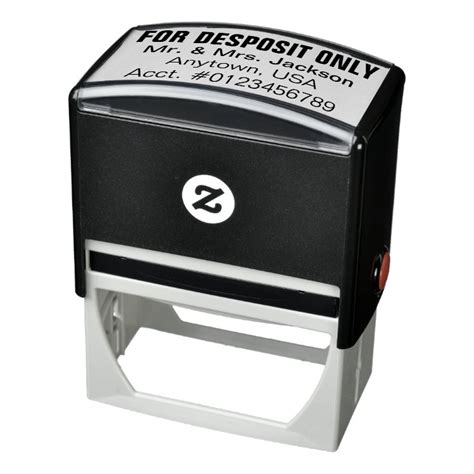 Check Endorsement Self-inking Stamp | Zazzle