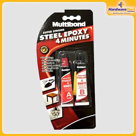 Adhesive: Steel Epoxy 4 Minutes Adhesive (35g) - Multibond | HardwareMart