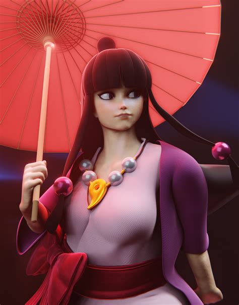 Maya Fey - Ace Attorney Fanart - Finished Projects - Blender Artists ...