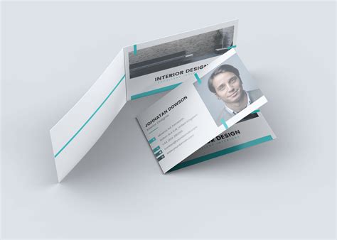 Folded Business Card Design - The Leaflet Design Company