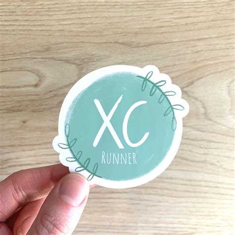 Cross Country Sticker XC Stickers Runner Stickers Run | Etsy