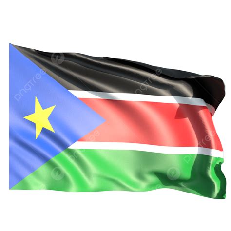 South Sudan Flag Waving, South Sudan Flag Waving Transparent, South ...