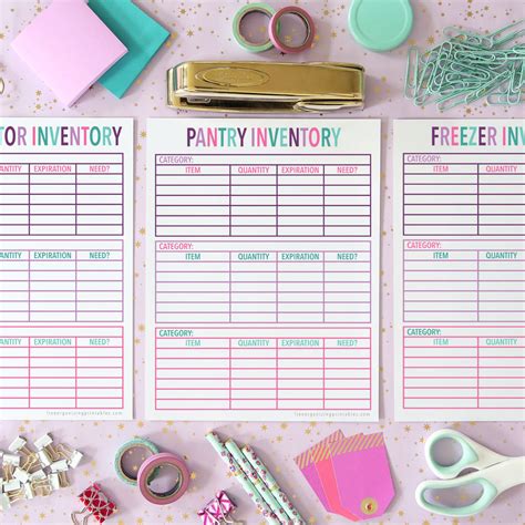 The Best Food Inventory Printables to Organize Your Kitchen