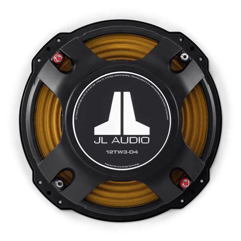 JL Audio 12TW3-D4: 12-inch (300 mm) Subwoofer Driver Dual 4 Ω ...