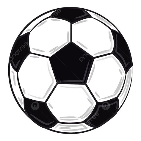 Soccer Ball Clipart Black And White Vector