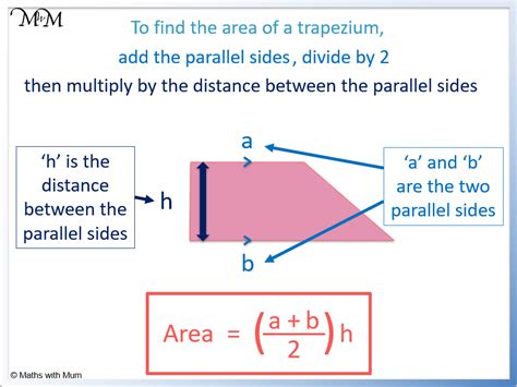 How to Find the Area of a Trapezium - Maths with Mum