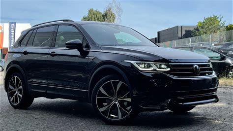 Volkswagen NEW Tiguan R-Line 2023 in 4K Deep Black Pearl 20 inch Misano ...