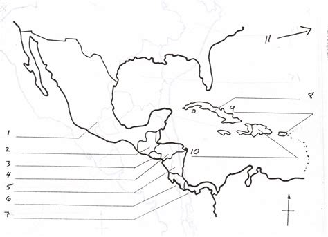 Central America Printable Map - prntbl.concejomunicipaldechinu.gov.co