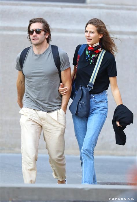 Jake Gyllenhaal and Girlfriend Jeanne Cadieu in NYC Photos | POPSUGAR ...