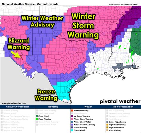 Texas Winter Storm Coverage - 3:15 AM Thursday Update