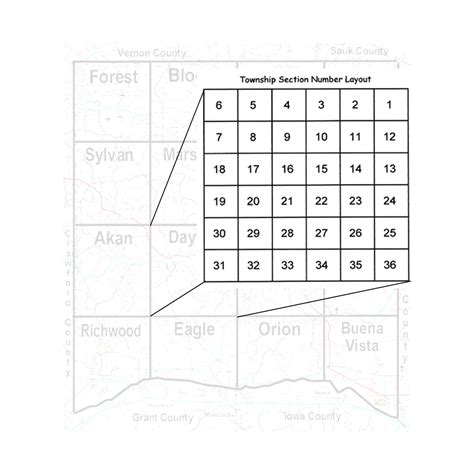 Township Range Section Oregon Map - United States Map