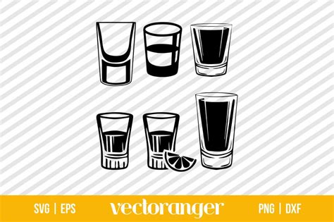 Shot Glass SVG Cut File | Vectoranger