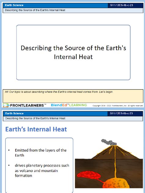 Earth's Internal Heat, Magma Formation, Plutonism and Volcanism ...