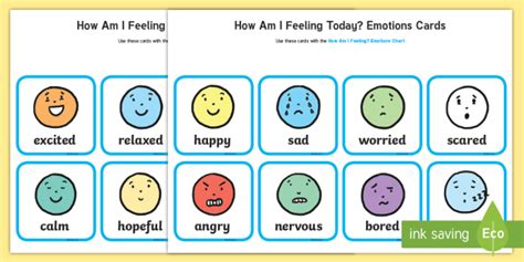 How Am I Feeling? Emotions Cards (teacher made)