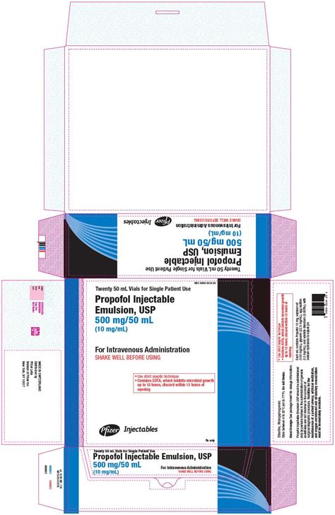 Propofol - FDA prescribing information, side effects and uses