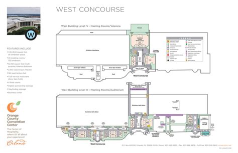 Orange County Convention Center - Floor Plans - West Building - Page 1 ...