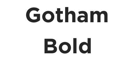 Gotham Bold - Font Family (Typeface) Free Download TTF, OTF ...