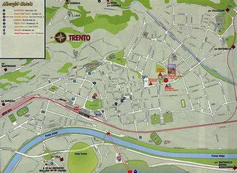 Trento Map - Trento Italy • mappery