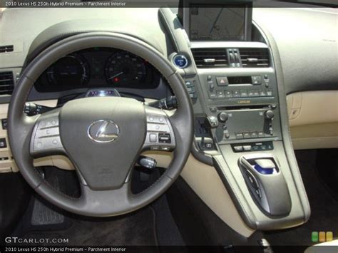 Parchment Interior Dashboard for the 2010 Lexus HS 250h Hybrid Premium ...