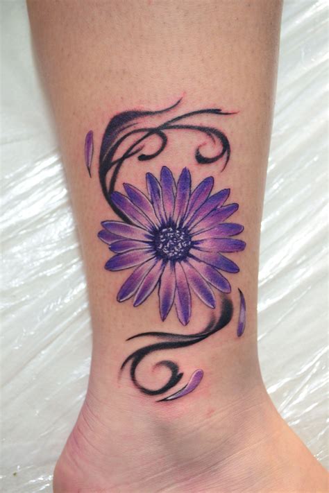 Flower | Flower tattoo designs, Daisy tattoo, Daisy tattoo designs