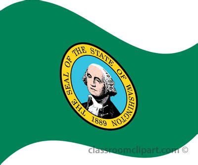 State Flags : washington_state_flag : Classroom Clipart