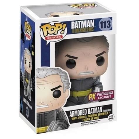 Funko POP Batman with Armor Unmasked (Batman: The Dark Knight Returns) #113