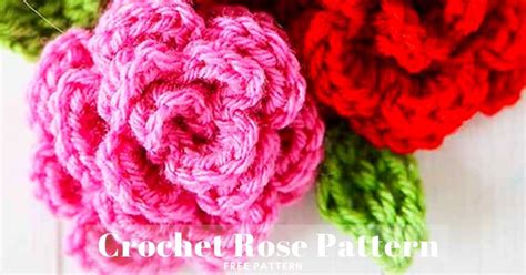 Free Easy Rose Crochet Pattern | Skip To My Lou