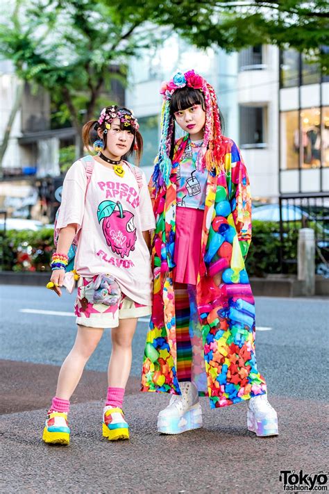 Kawaii Harajuku Street Styles - Chami and Takenoko in colorful kawaii ...