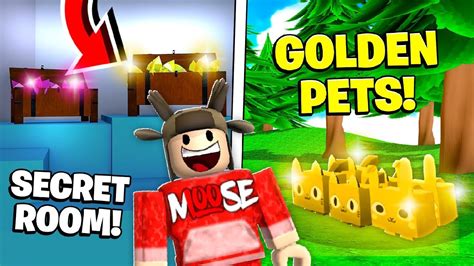 SECRET GOLDEN PETS in ROBLOX PET SIMULATOR 2! - YouTube