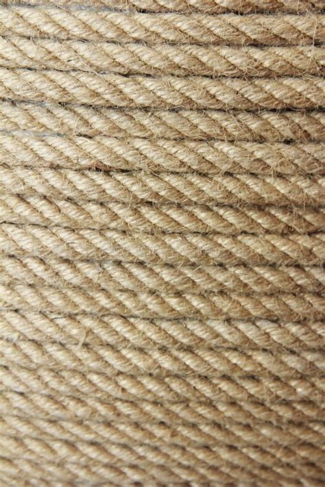 Brown Hemp Rope Texture with Fine Threads Stock Photo - Image of ...