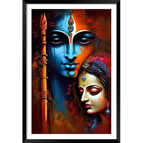 Radha Krishna Art Painting - DBrush