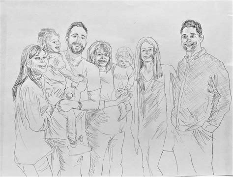 Extended family sketch | Amdall Gallery